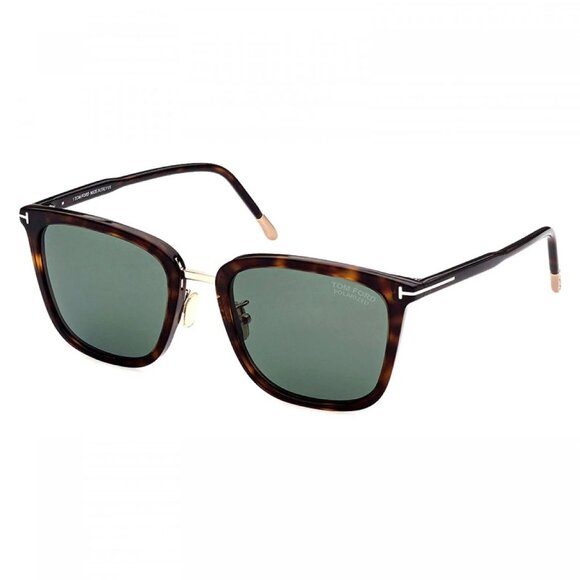 NEW TOM FORD SUNGLASSES HAVANA MEN SQUARE EYEWEAR - Picture 1 of 3